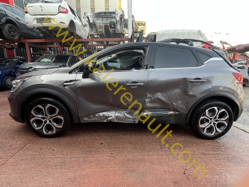 Renault Captur 2 Kesme Cam Tavan (Bulut Gri)