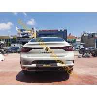 Renault Megane 4 Arka Tampon Faz 2 (Beyaz)